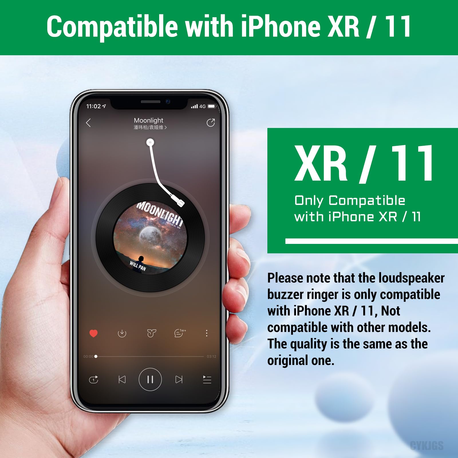 Amazon.co.jp: CYKJGS iPhone XR用 ラウドスピーカー サウンドブザー